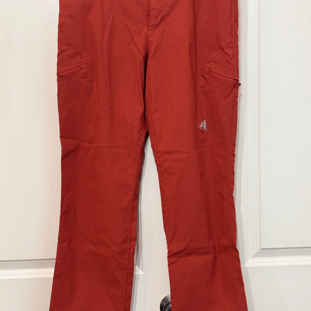 Eddie Bauer Women’s FirstAscent Burnt Orange Outdoor Pants. Size 12.